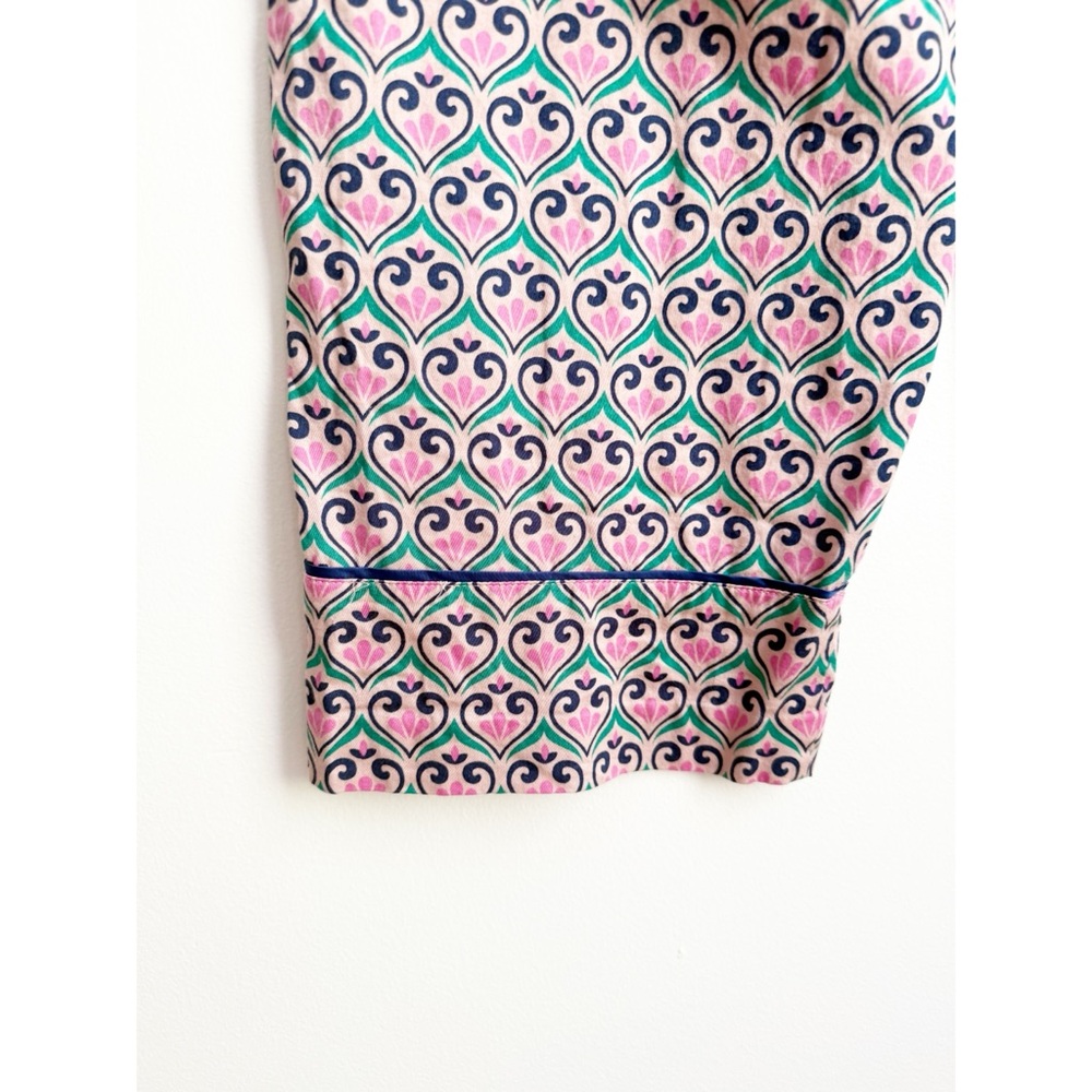 Boden Patterned Wide Leg Cotton Pajama Pants - Picture 5 of 6